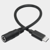 DC Female to USB Type C Male Plug Power Adapter