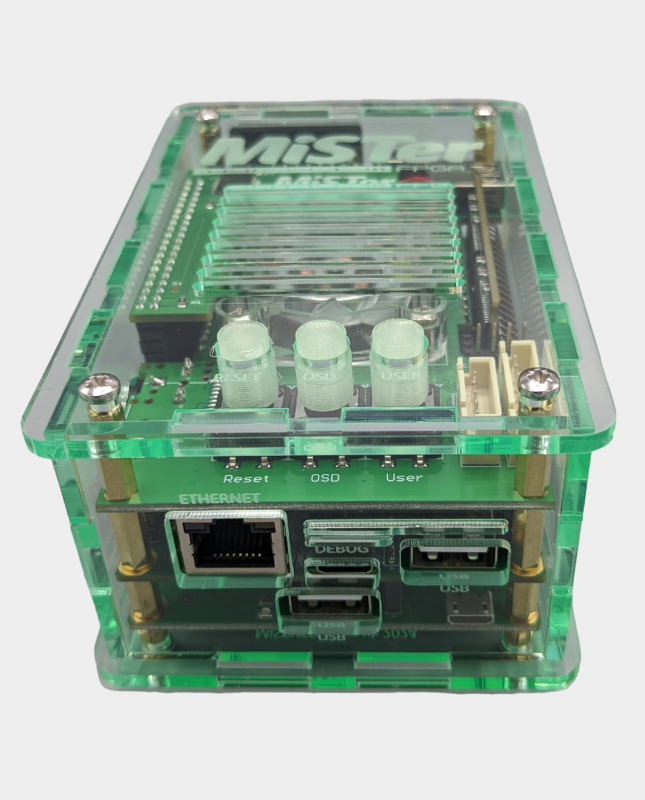 MiSTER Pi Case Acrylic - Taki Udon edition case