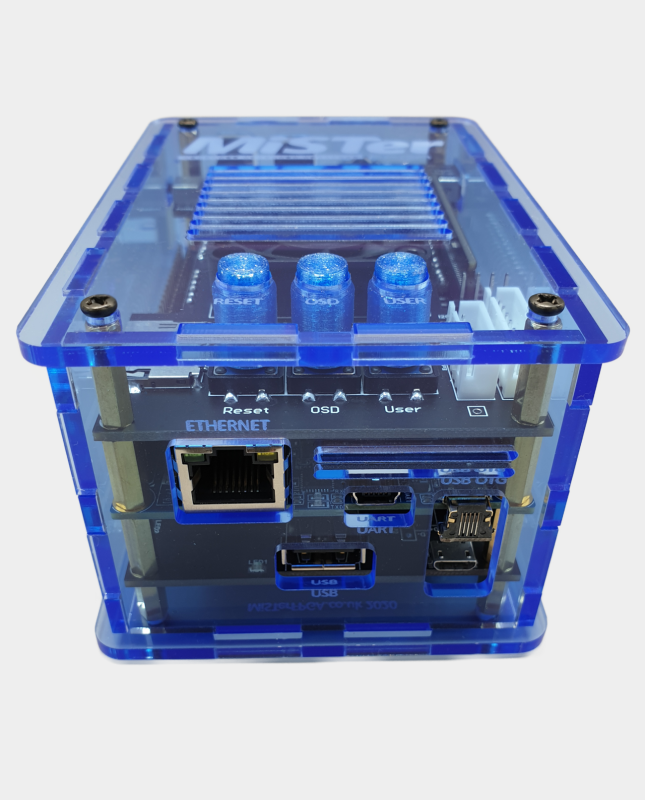 MiSTer Case Acrylic - case assembled