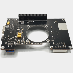 Alternative view of MiSTer Analog IO Board v6.1