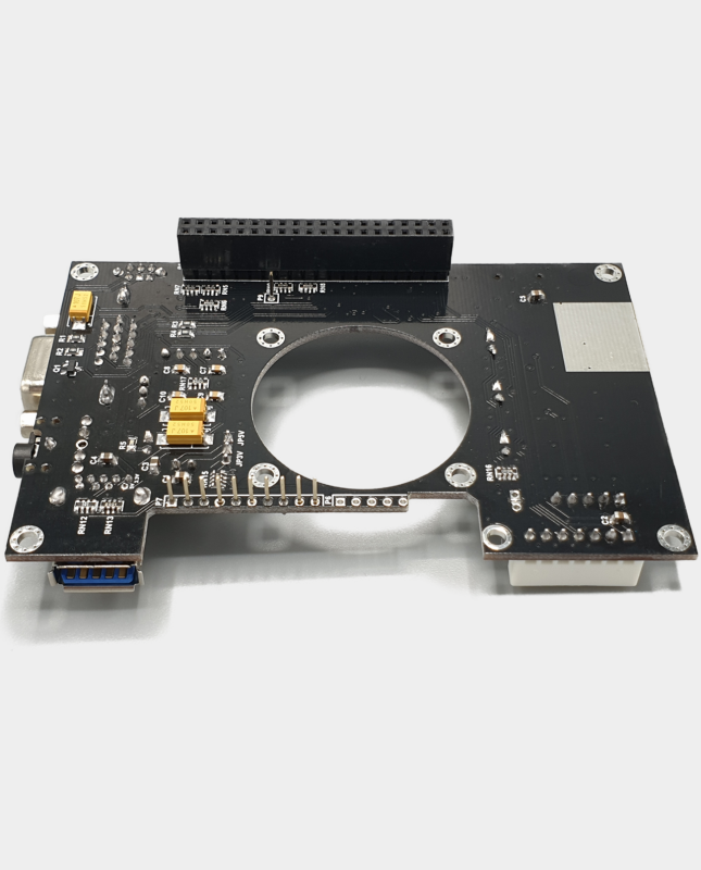 MiSTer Analog IO Board v6.1 - fitted with fan