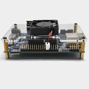 Alternative view of MiSTer Fan Plate and Heatsink