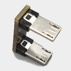 Alternative view of MiSTer USB Bridge Long Connectors